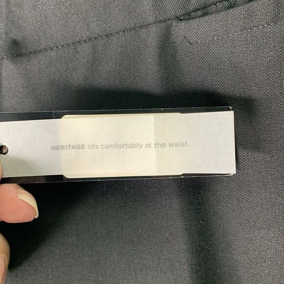 Talbots Heritage Pleated Slim Straight Dress Pant Womens Size 16P Black NWT $109 - Picture 4 of 9